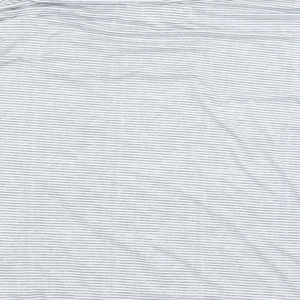 TU Womens Grey Striped Pullover Jumper Size 12