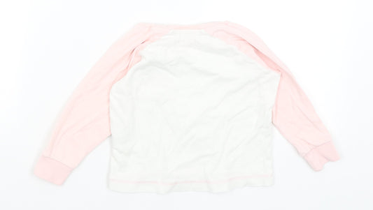 Matalan Girls White Basic T-Shirt Size 2-3 Years
