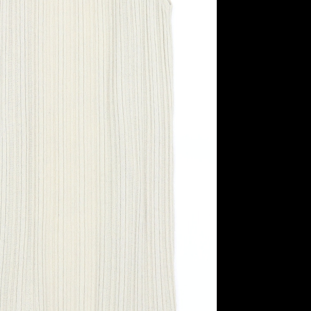 Womens UK Size 8 River Island Ivory Vest Jumper