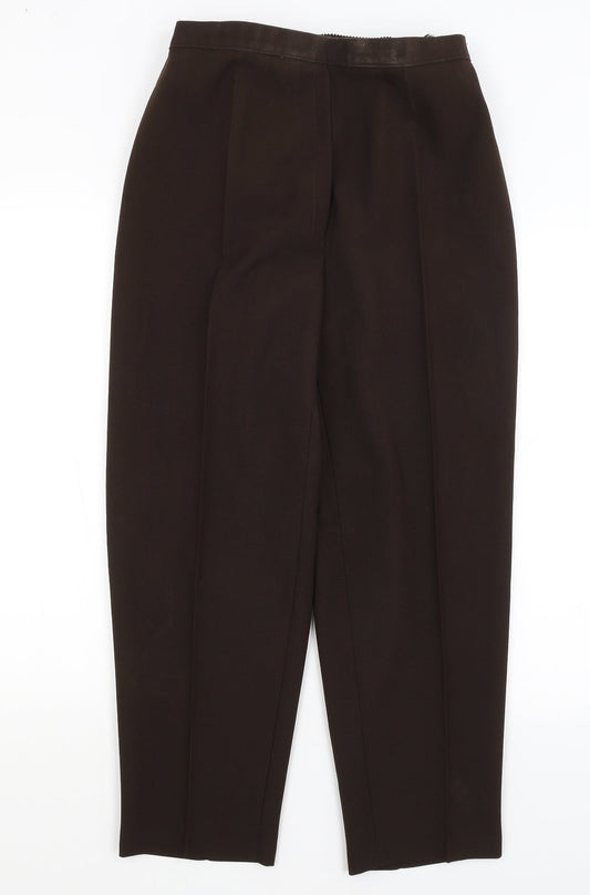 Womens UK Size 18 C&A Regular Fit Brown Trousers