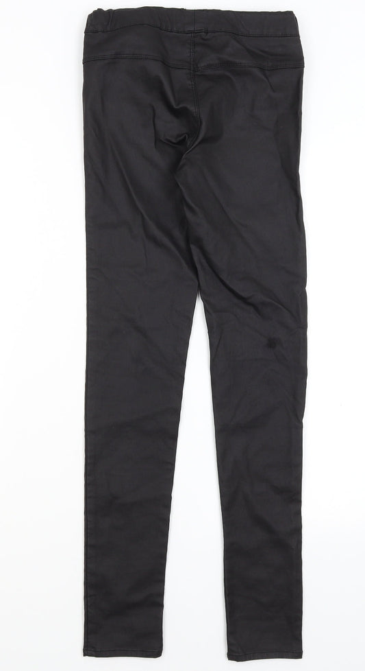 name it Girls Black Capri Trousers Size 13 Years