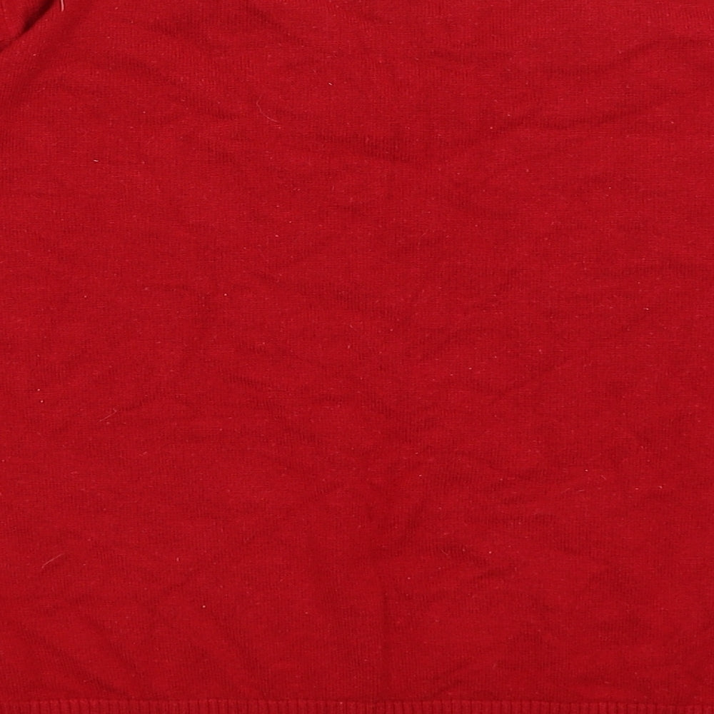 Womens UK Size M BM Red Pullover Jumper