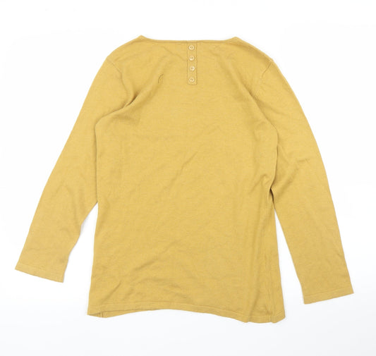 Preworn Womens Yellow Pullover Jumper Size S