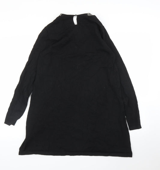 Primark Womens Black Tunic Blouse Size S