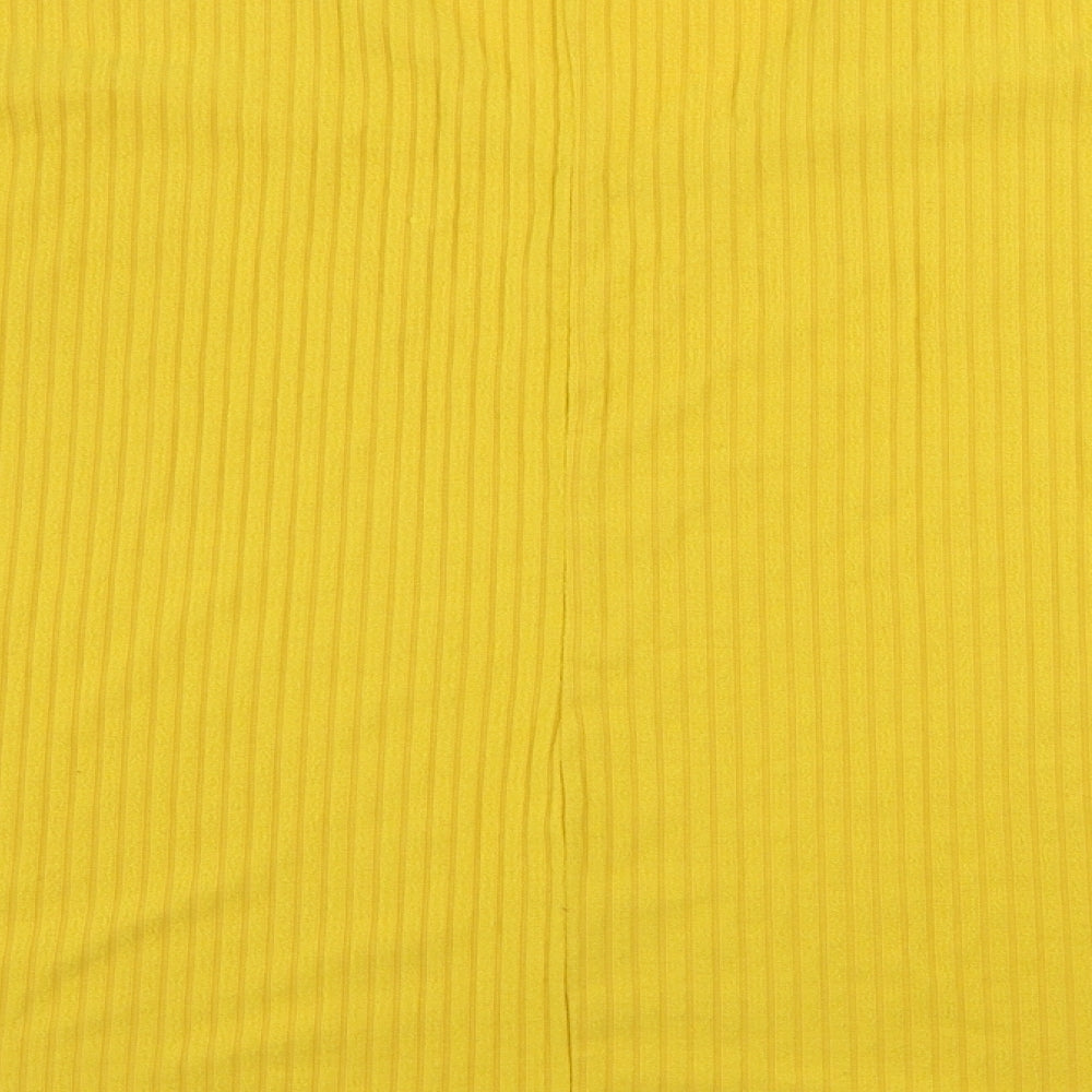 Womens UK Size 14 New Look Yellow Pullover Jumper