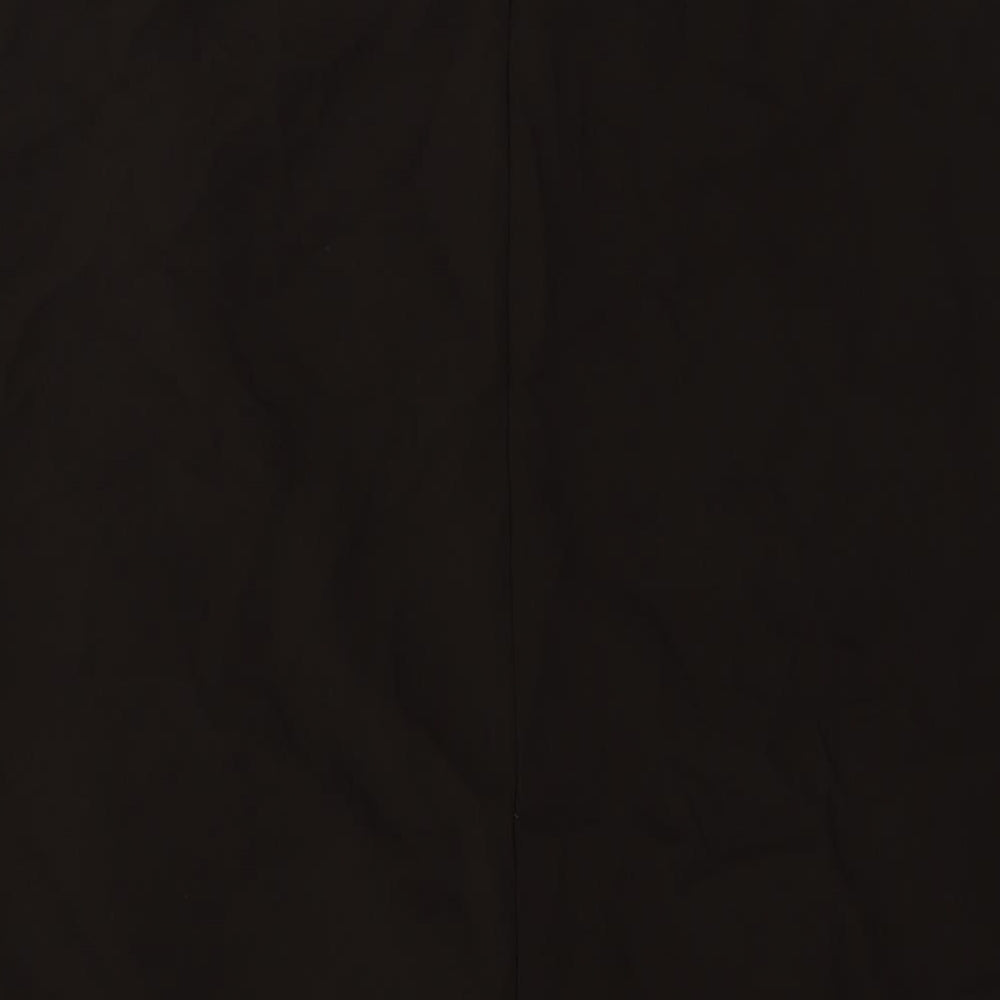 Brand and care label for yashan women’s brown a-line skirt, size UK 36, in