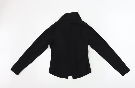 I SAW IT FIRST Womens Black Jacket Coat Size 10