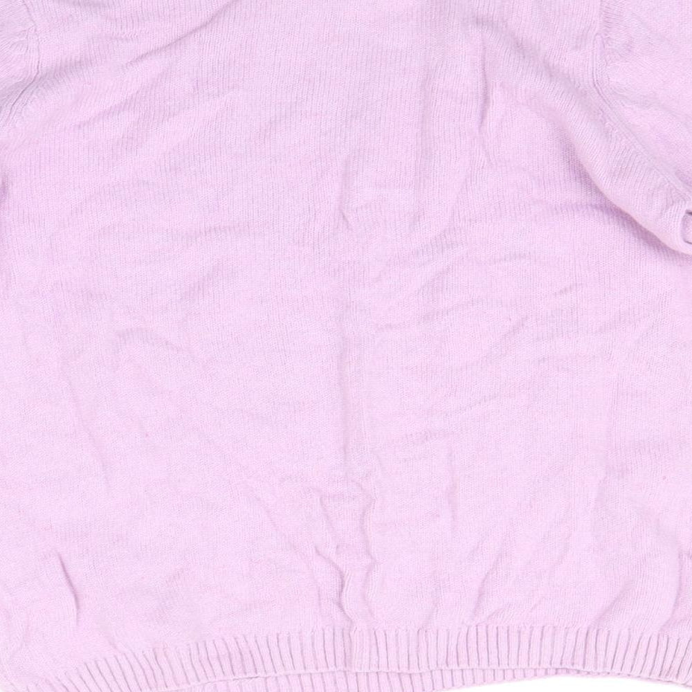 Womens UK Size S EWM Purple Pullover Jumper