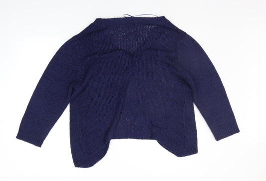 Womens UK Size XL Reflections Blue Cardigan Jumper