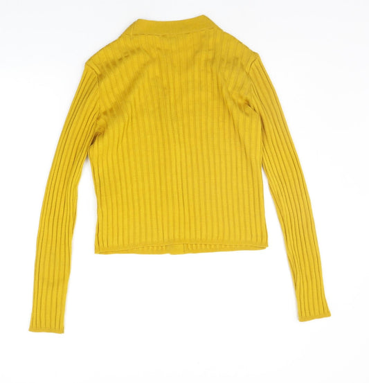 Primark Womens White Cardigan Jumper Size S