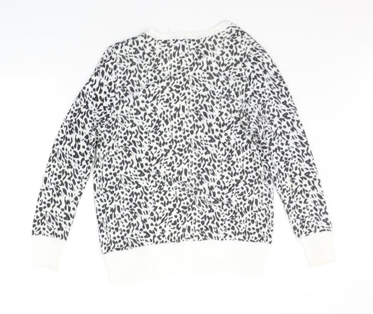 Womens UK Size 10 Peacocks White Cardigan Jumper