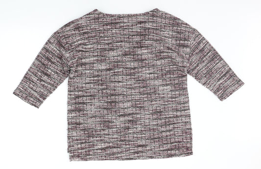 Nutmeg Womens Purple   Pullover Jumper Size 12