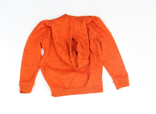George Girls Orange Pullover Hoodie Size 2-3 Years