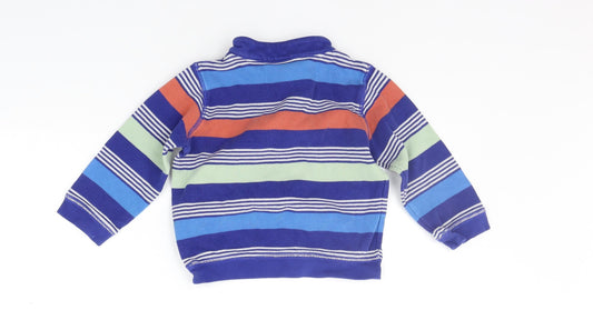 Gymboree Girls Blue Striped Pullover Jumper Size 3 Years