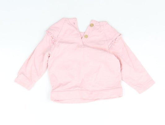 Mini Club Baby Pink Pullover Jumper Size 6-9 Months - UNICORN