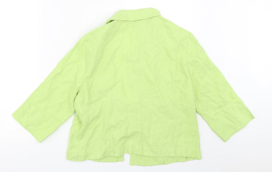 Womens UK Size 12 Marks and Spencer Green Jacket