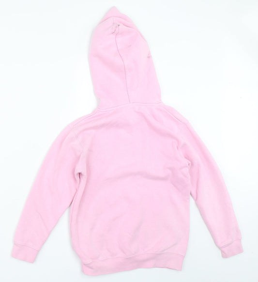Fruit of the Loom Girls Pink Pullover Hoodie Size 7-8 Years