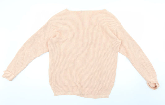 Avenue Womens Pink Pullover Jumper Size 14