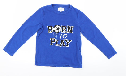 Pj collections Boys Blue Solid Pyjama Top Size 9-10 Years