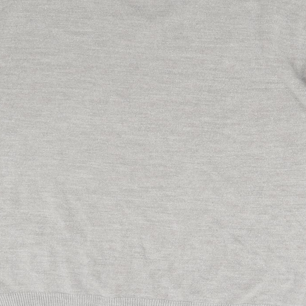 Matalan Mens Grey Knit Pullover Jumper Size L