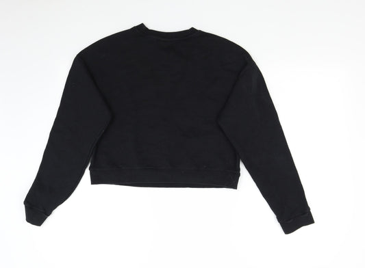 Womens UK Size 12 ASOS Black Pullover Sweatshirt