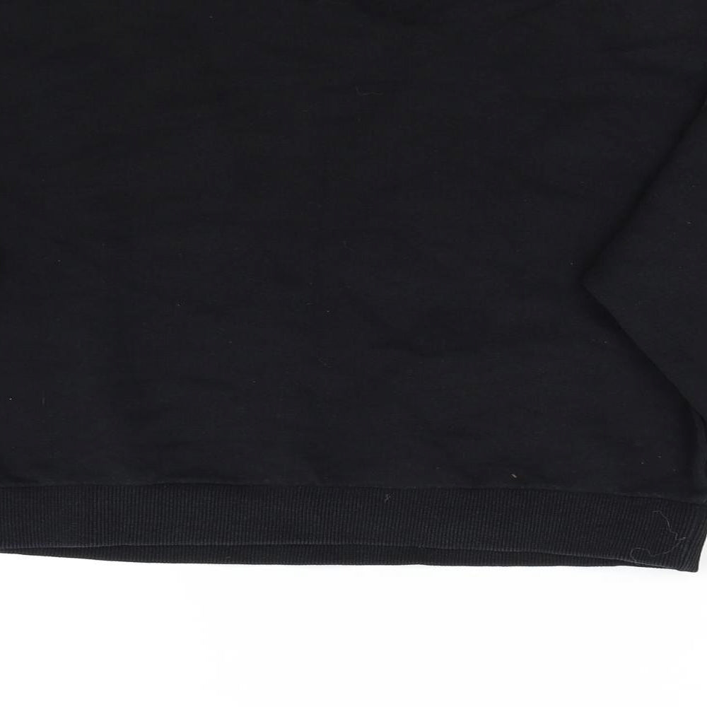 Womens UK Size 12 ASOS Black Pullover Sweatshirt