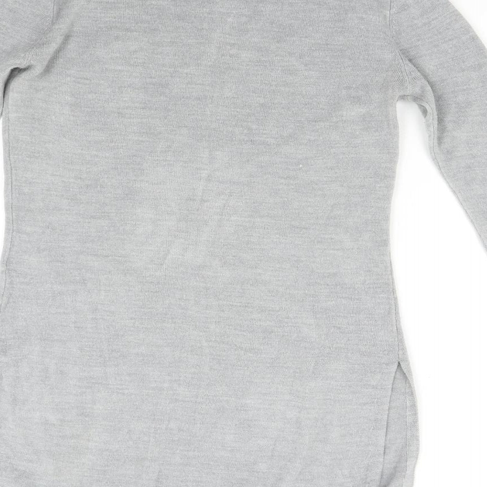 Womens UK Size 8 South Grey Pullover Jumper
