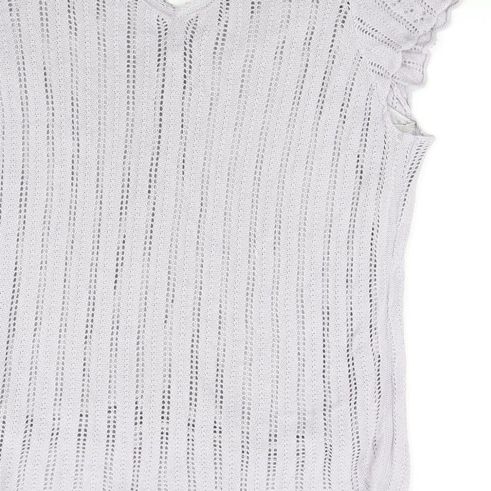 Joanna Hope Womens Grey Knit Pullover Jumper Size 30