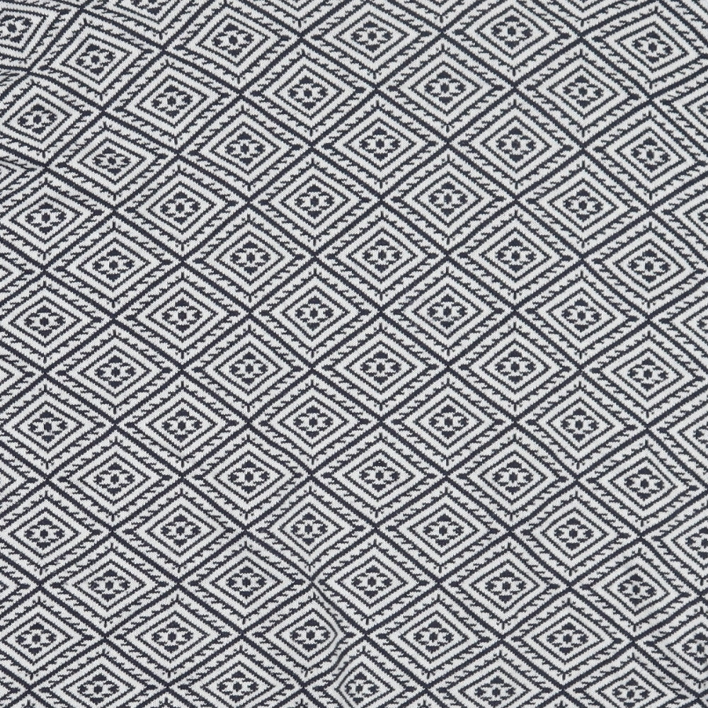 F&F Womens White Geometric Pullover Jumper Size 12