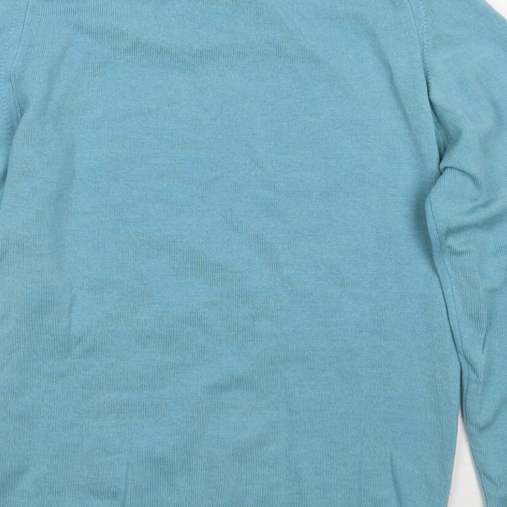 Womens UK Size S EWM Blue Pullover Jumper