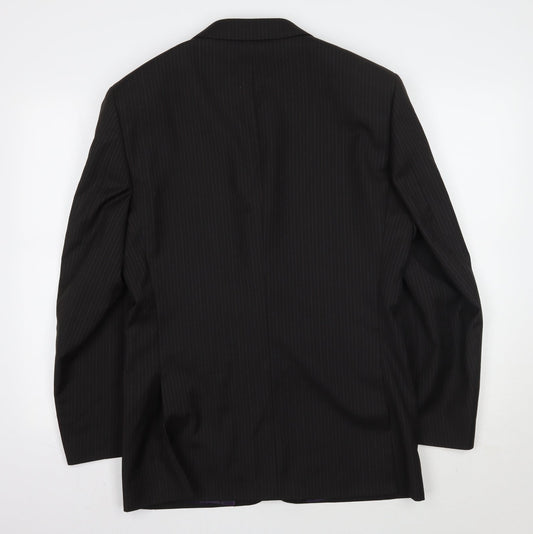 Mens UK Size 38 Greenwoods Regular Black Suit Jacket