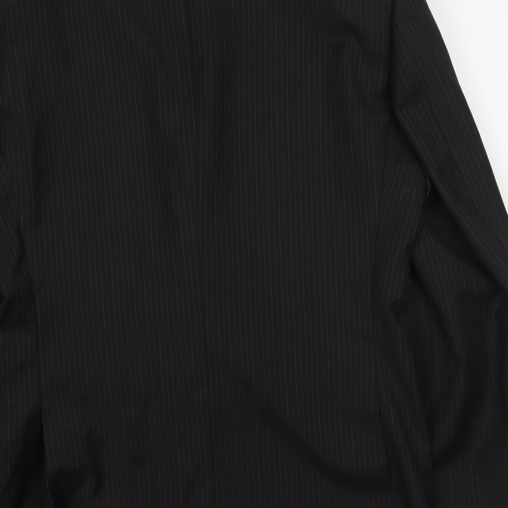 Mens UK Size 38 Greenwoods Regular Black Suit Jacket