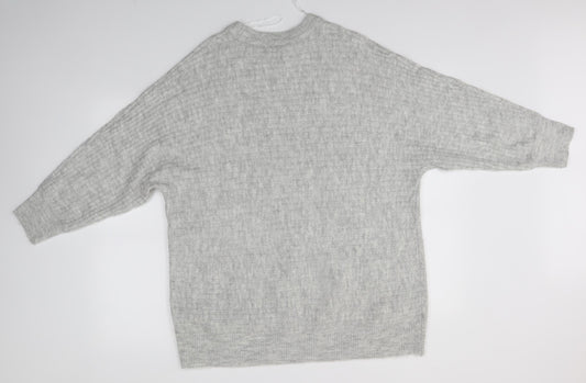 Womens UK Size 16 Bonmarché Grey Pullover Jumper