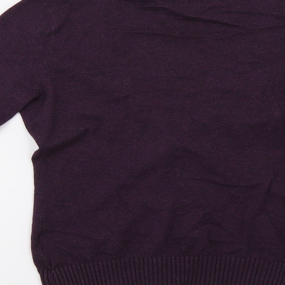 Womens UK Size 10 H&M Purple Cardigan Jumper