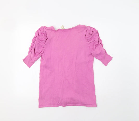 Womens UK Size 10 NEXT Pink Pullover Jumper