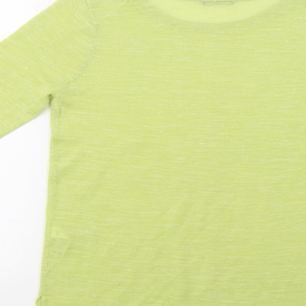 BHS Womens Green Pullover Jumper Size 8