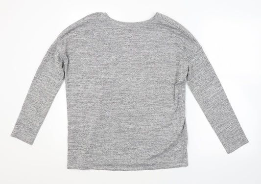 TU Womens Grey Pullover Jumper Size 14