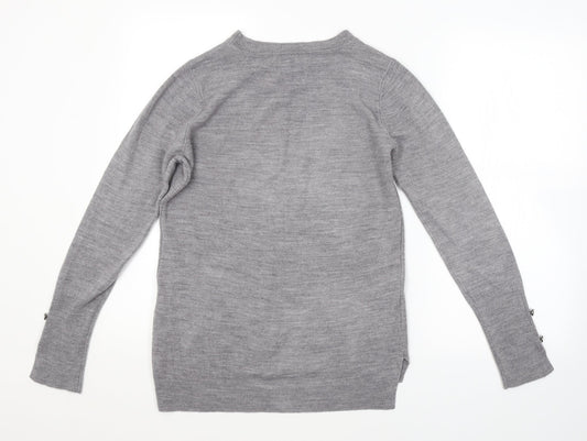 Primark Womens Grey Pullover Jumper Size 6