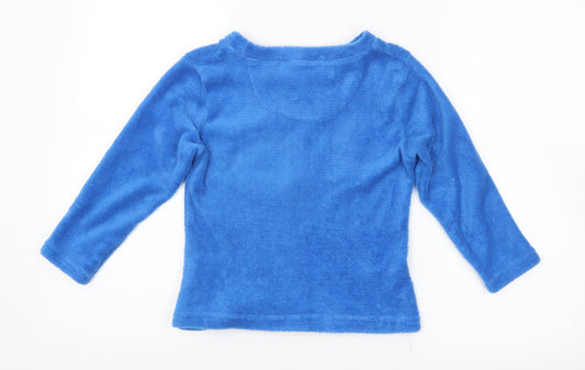 Preworn Boys Blue Pullover Jumper Size 6-7 Years