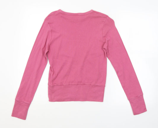 FOXHOLE Womens Pink Pullover Jumper Size XL