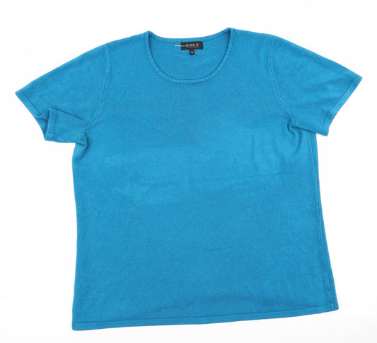 Womens UK Size 16 Soon Blue Pullover Jumper