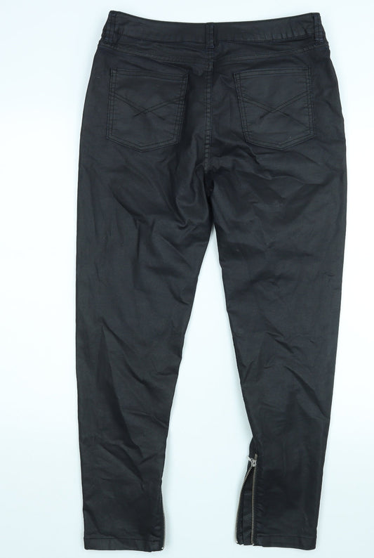 F&F Womens Black Skinny Jeans Size 12 L27 in