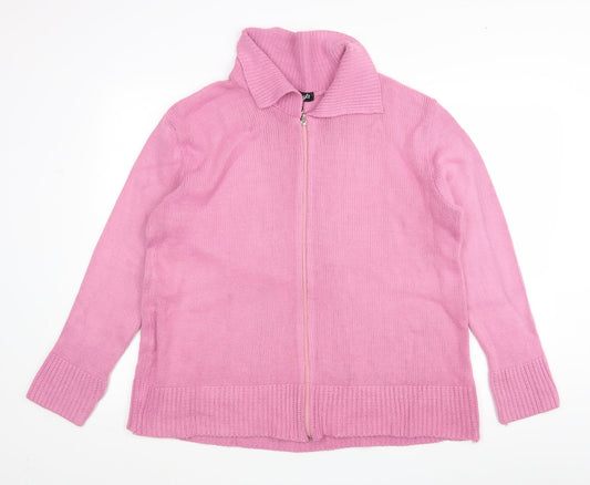 Insight Womens Pink Full Zip Jumper Size L