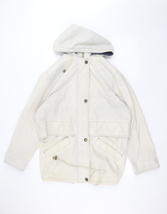 Womens UK Size 14 Telemac Beige Parka Coat