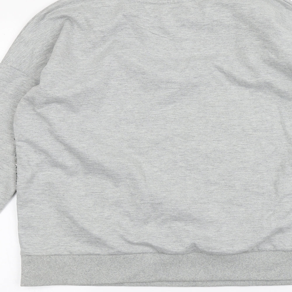 Womens UK Size 10 New Look Grey Pullover Jumper