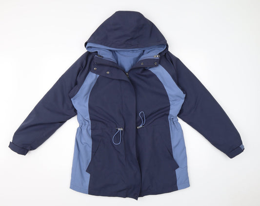 Womens UK Size S BM Blue Overcoat