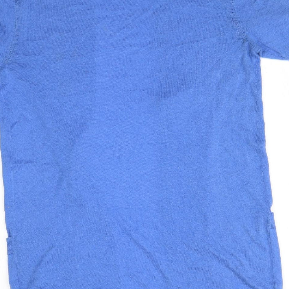 F&F Womens Blue Cardigan Jumper Size 8