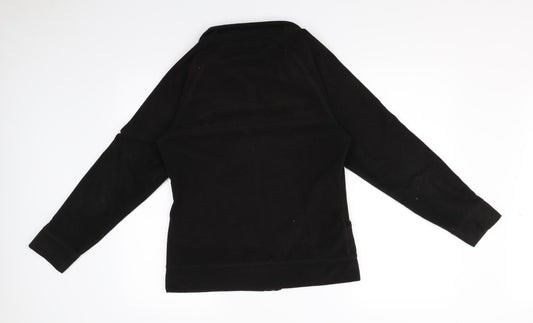 George Womens Black Full Zip Jumper Size 10