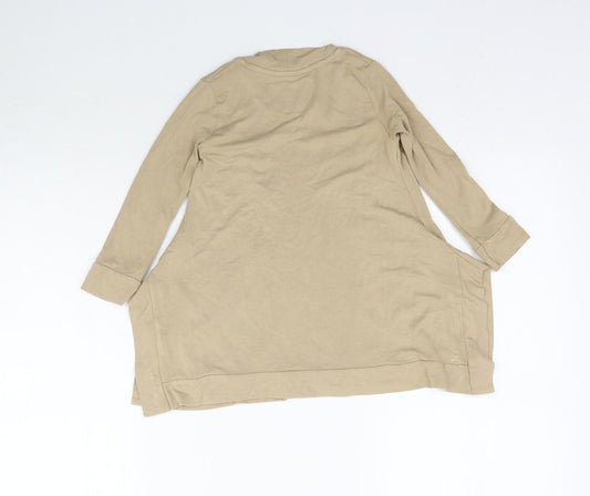NEXT Girls Beige Cardigan Jumper Size 3 Years