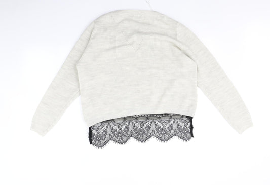 F&F Womens Beige Pullover Jumper Size 12